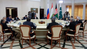 Russia, Pakistan, Afghanistan and Tajikistan head of states meeting in Sochi, August 2010