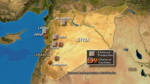 Syrian Chemical Weapons facilities mapped by Monterey Institute of International Studies (USA)