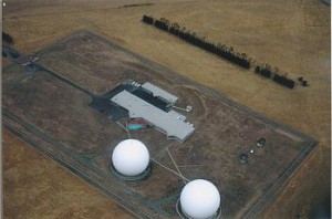 The Waihopai Valley Facility—base of the New Zealand branch of the ECHELON Program. Source: Wikipedia