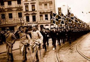 German troops entering Rhineland, 1936