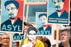 The Edward Snowden affair has irrevocably undermined American credibility on human-rights issues. Photo: EPA