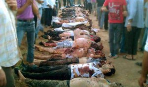 Saudi Arabia supported al-Nusra terrorist slaughtered Latakia civilians as they withdrew.