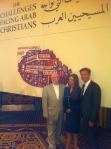 World Evangelical Alliance representatives at the conference on Arab Christians in Amman, September 3, 2013. Photo courtesy Dr. Geoff Tunnicliffe