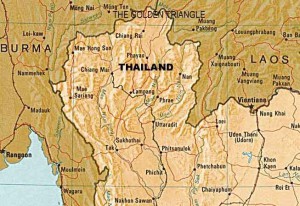 Golden Triangle (Thailand, Laos, Myanmar) map
