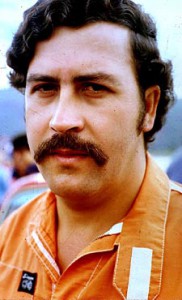 Medellin drug cartel leader Pablo Escobar