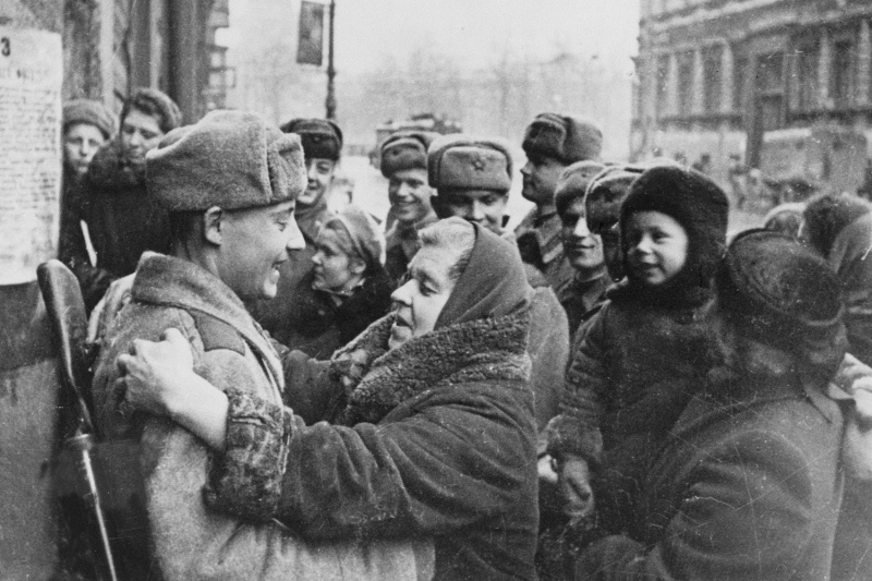 Blockade is lifted! January 1944