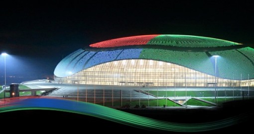 FISHT Olympic Stadium (capacity 40000 people) will provide a seaside setting for the Opening and Closing Ceremonies of the 2014 Winter Olympics and Paralympics. It will also host several matches of the 2018 FIFA World Cup.