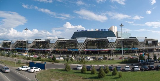 The brand new Sochi International airport opened in 2010.