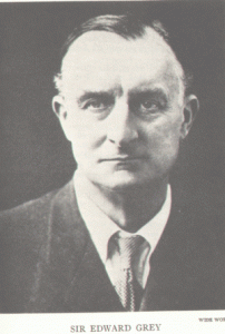 British Foreign Secretary in 1914 Sir Edward Grey was the key instigator of the WWI.