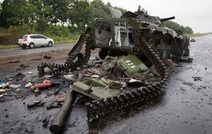 A number of US instructors were ambushed by Novorossia army near Malinovka village, Donbass on August 7, 2014.