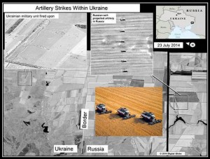 According to the US State Department, Russian self-propelled harvesters are firing at Ukraine.