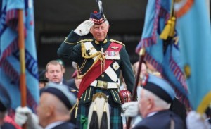 HRH Prince Charles Takes the Salute at the Armed Forces Day National Event Edinburgh