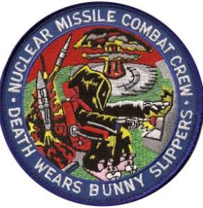 A favorite patch among ICBM crews, who often pull alerts in pajamas.