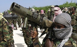 Members of Somalia's hardline Islamist rebel group al Shabaab. Photo: The Daily Nation