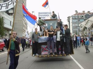 2000 "Bulldozer" revolution in Belgrade opened the Pandora box of unconstitutional revolts in target states.