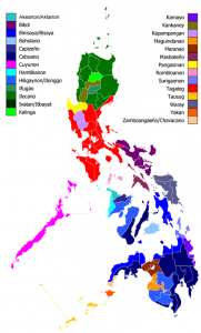 Philippine ethnic groups per province