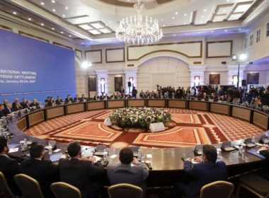 Astana talks on Syria ballroom