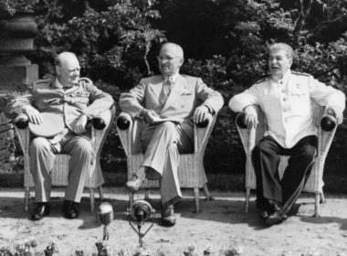 Stalin, Truman and Churchill in Potsdam, Germany, July 1945
