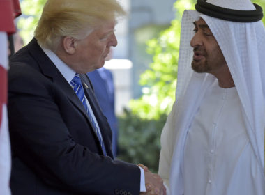 President Donald Trump welcomes Abu Dhabi's Crown Prince Sheikh