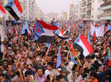 Yemen independence rally Aden
