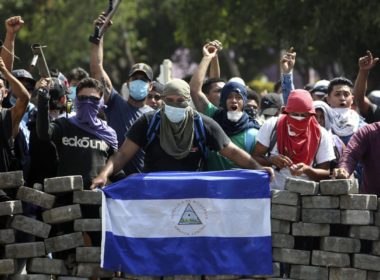 Peaceful democratic protest in Nicaragua