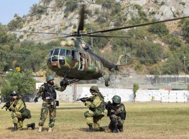 Russian and Pakistani servicemen during the Friendship-2016 joint military drills