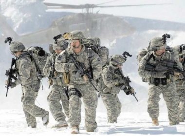 US military drill in the Arctic