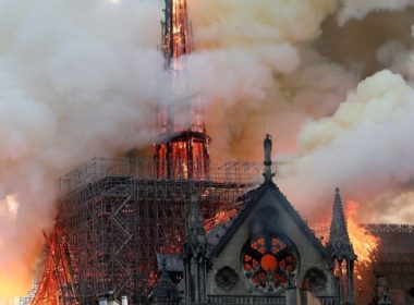 Burning Notre-Dame De Paris