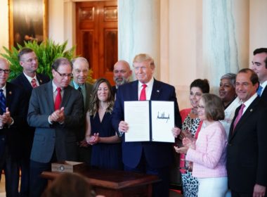 Donald Trump signed an executive order, 2019