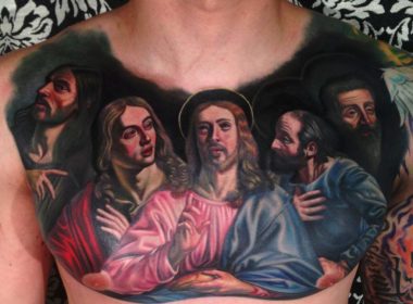 Christ icon tattoo