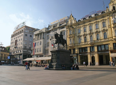 Ban Josip Jelacic Square in Zagreb