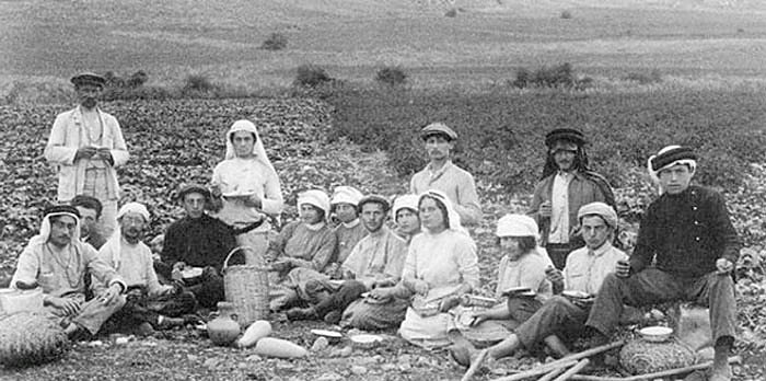 Jewish settlers in Palestine in the 1880s