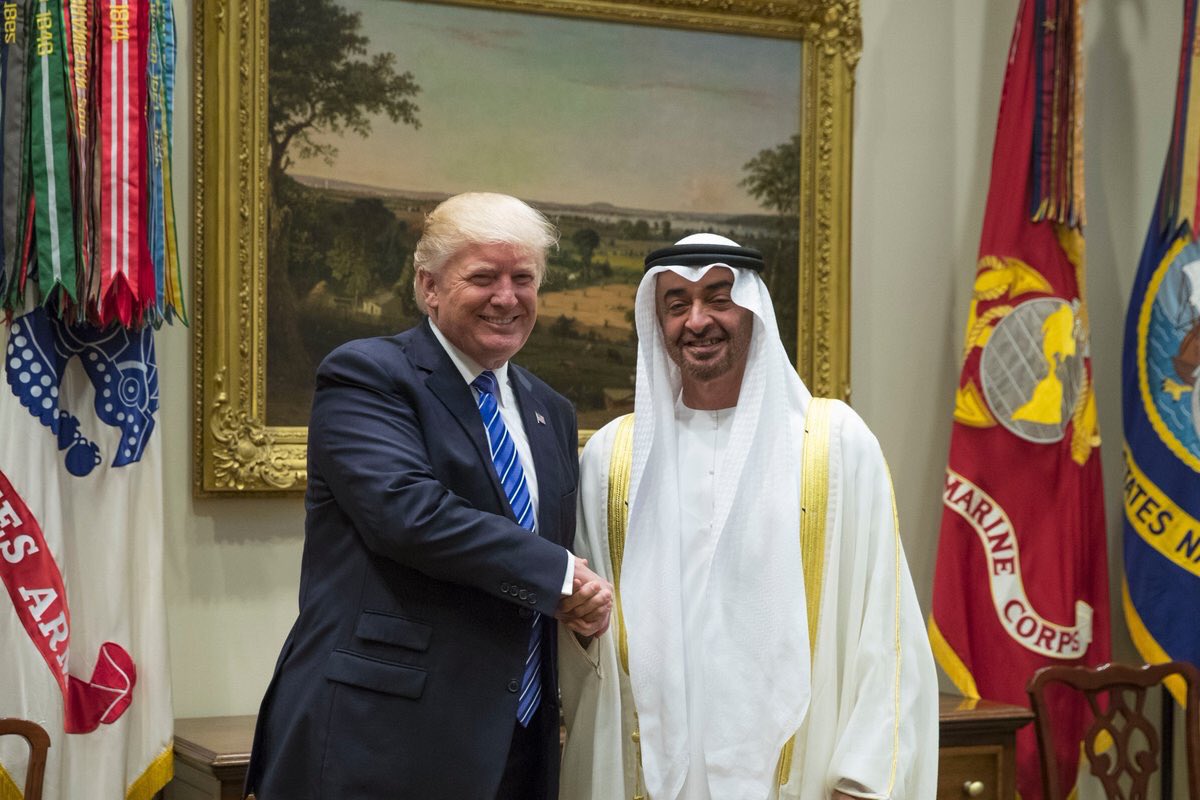 Trump and Prince Mohamed ben Zayed