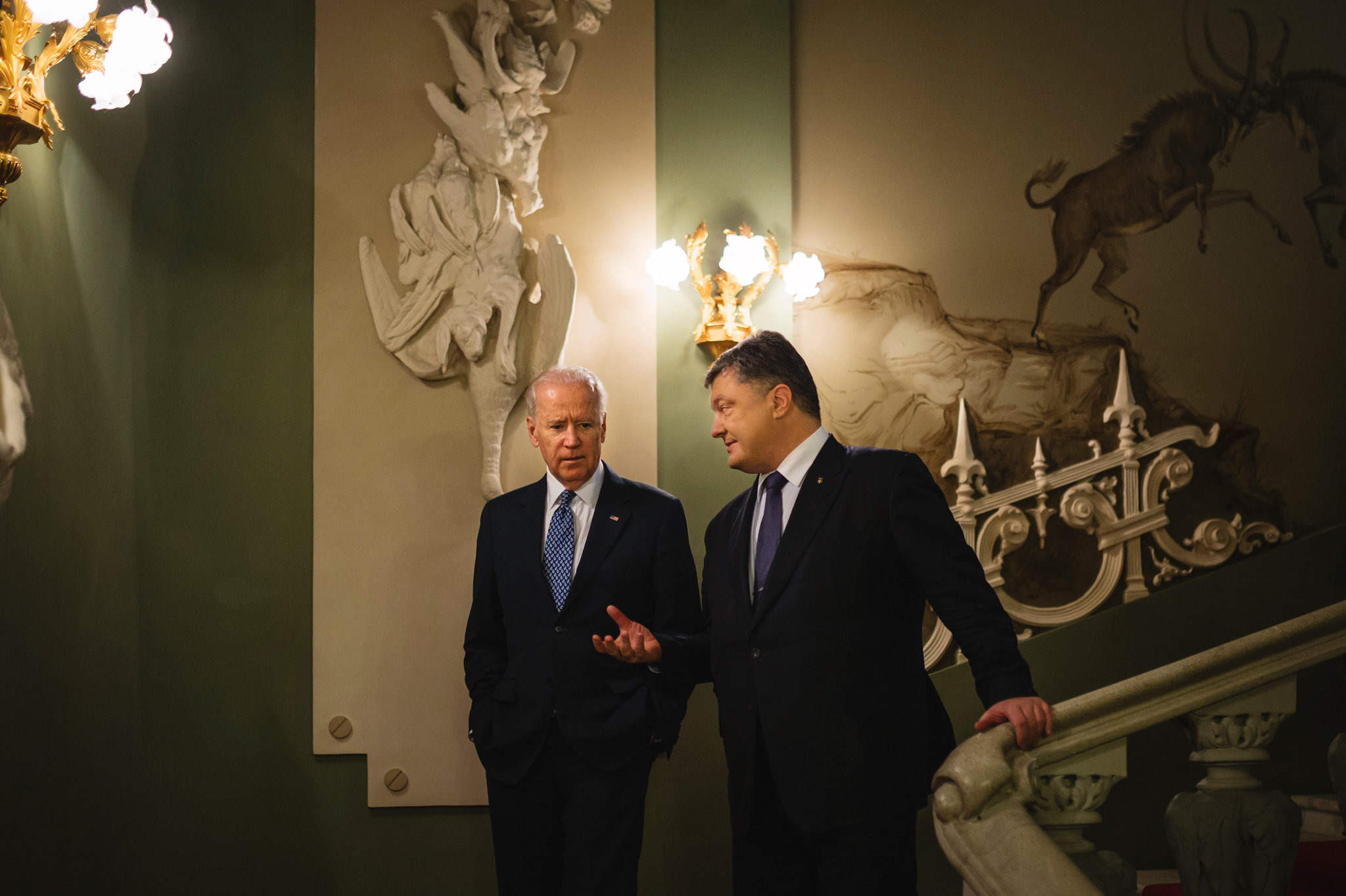 Biden and Poroshenko