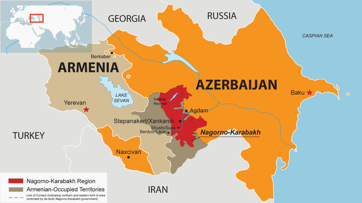Karabakh conflict map