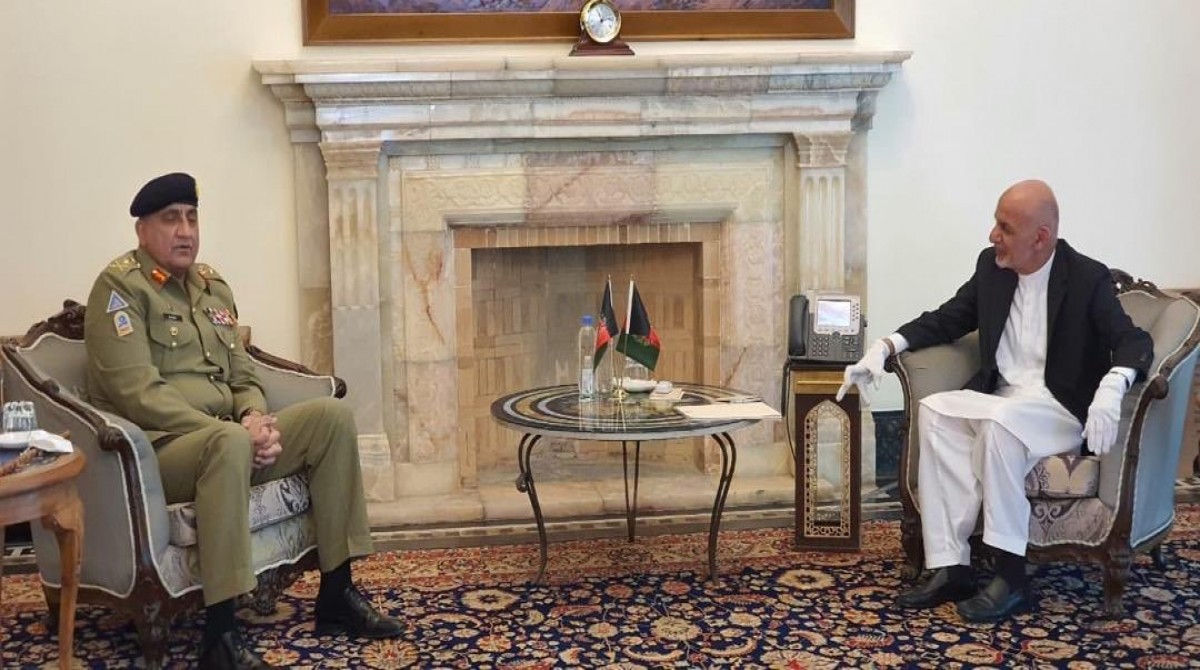 Qamar Bajwa and Ashraf Ghani