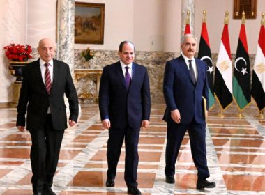 Sisi with Saleh and Haftar