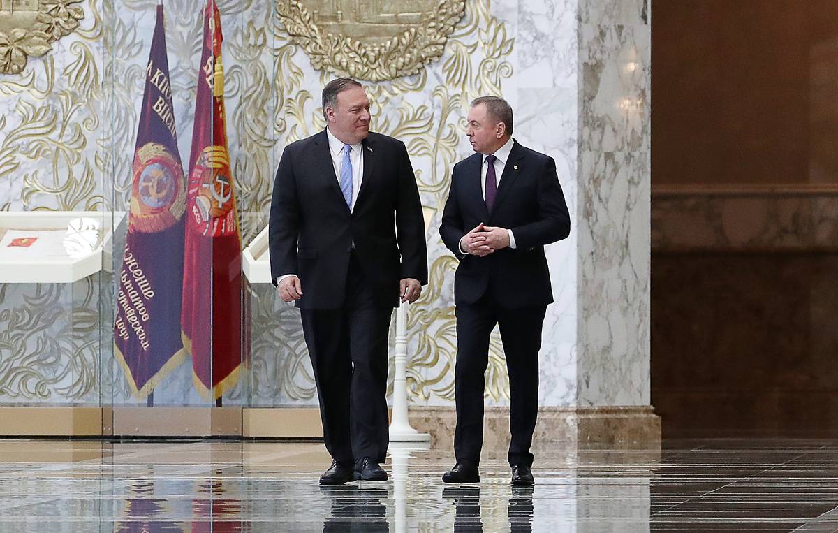 US Secretary of State Pompeo visits Belarus