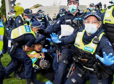 Pandemic arrests in Australia
