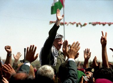 1994, Yasser Arafat. returns to Palestine, 2004 Yasser Arafat's Funeral in Ramallah.