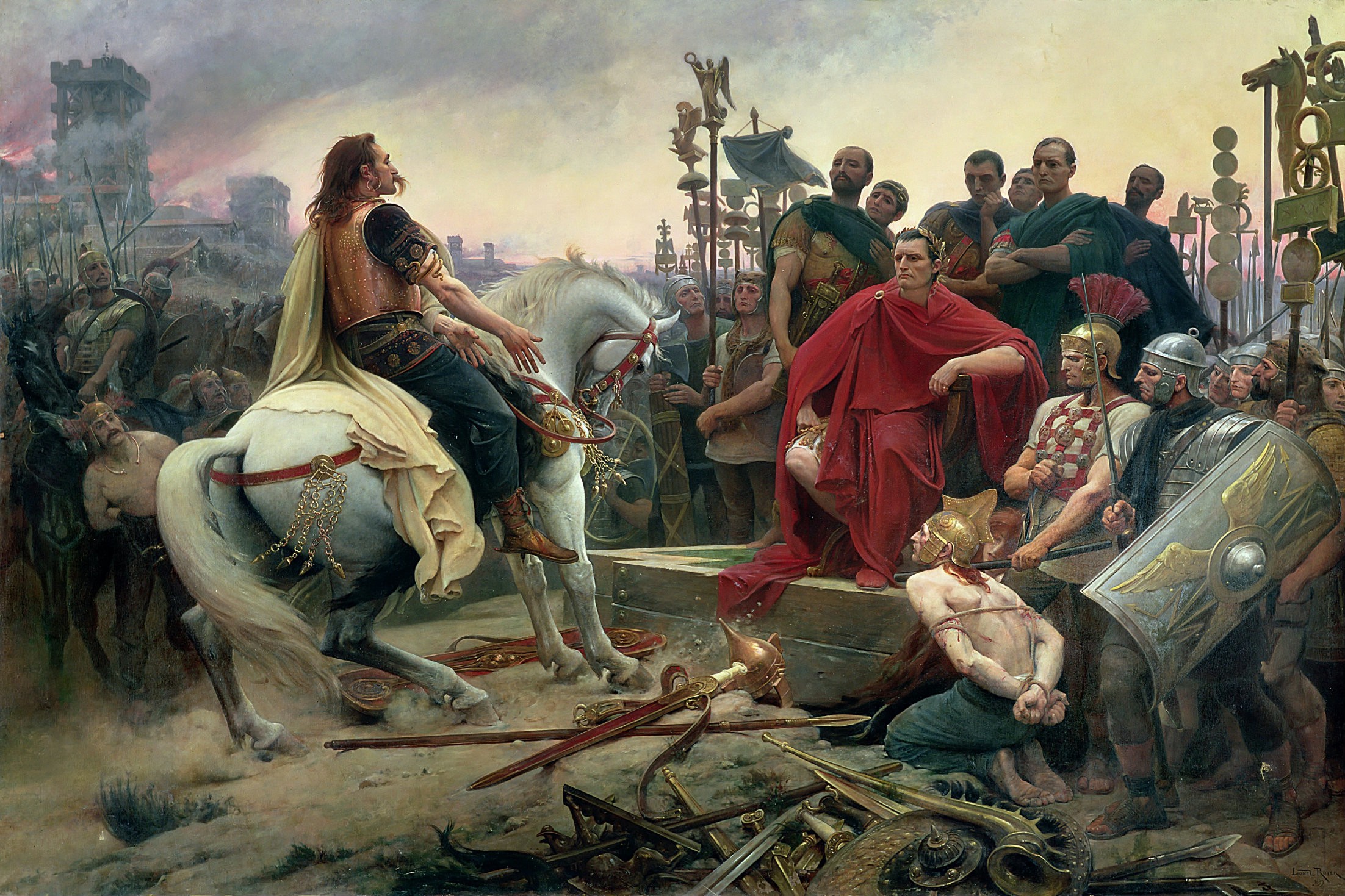 Gallic leader surrendered to Caesar