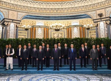 Family photo of the 20th summit SCO