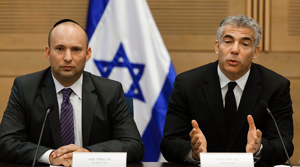 Naftali Benett and Yair Lapid