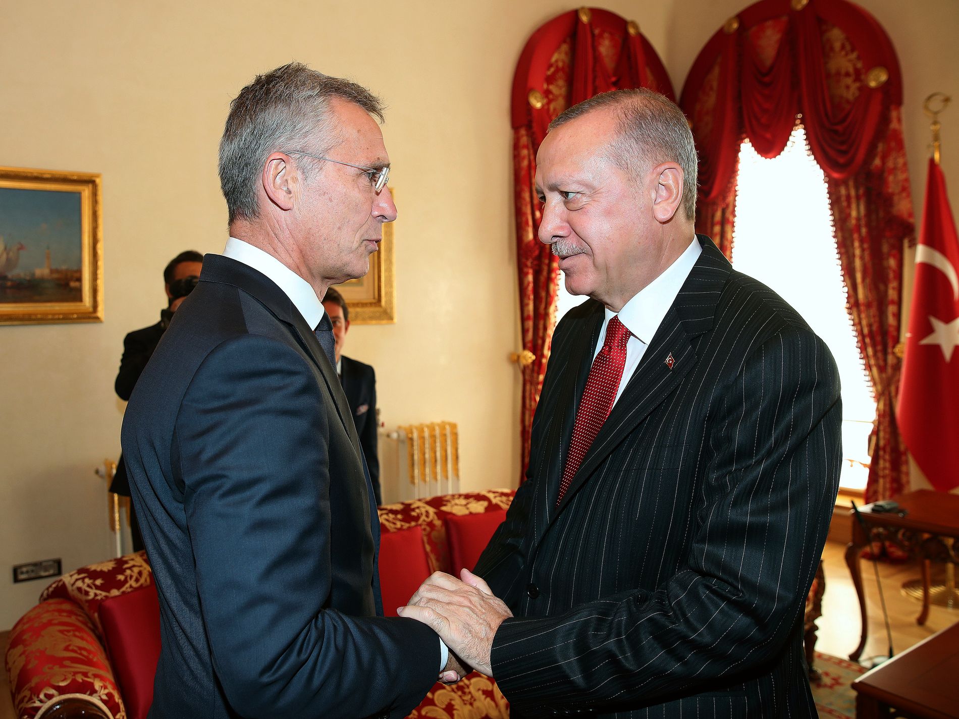 Erdoğan meets Stoltenberg