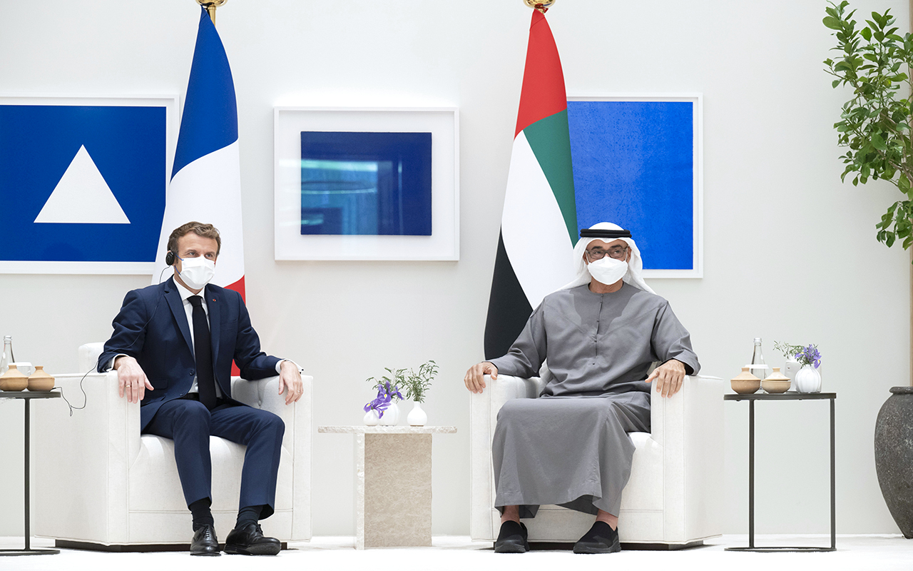Macron in Abu Dhabi