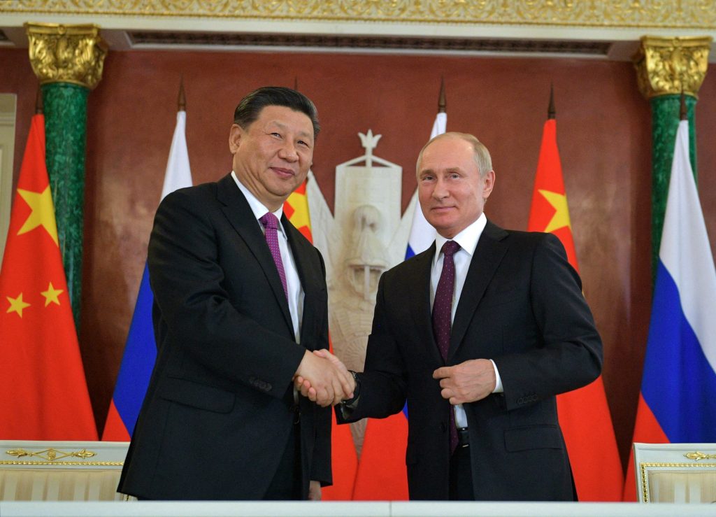 Putin and Xi Jinping in 2019