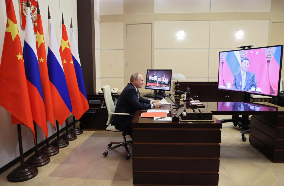 Putin met Xi Jinping