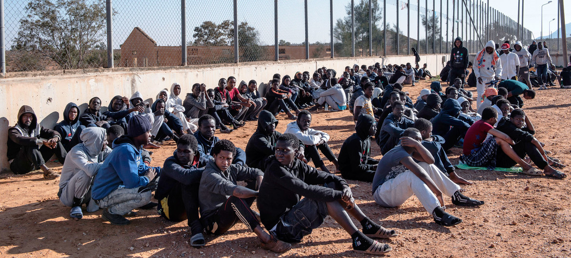 Libyan migrants