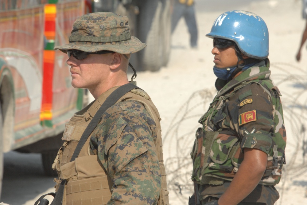 Peacekeeping forces and the US