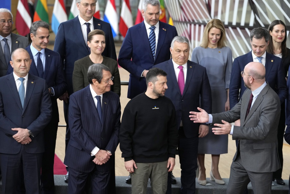 Zelensky at EU summit